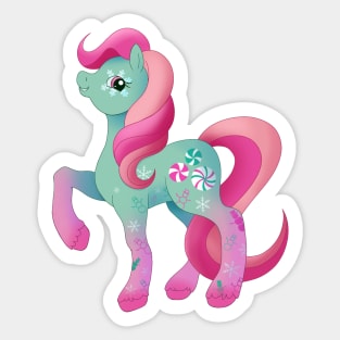 G2 Christmas Minty My Little Pony Merry Christmas Sticker